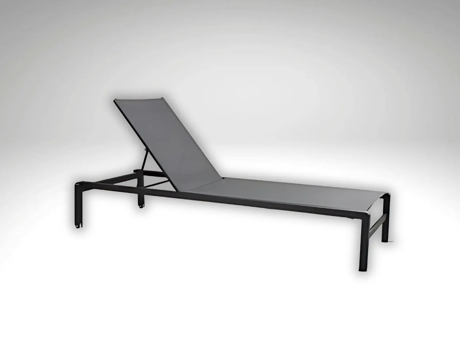 Luxe antraciet ligbed kopen voor ultiem comfort bij het zwembad of op het terras.